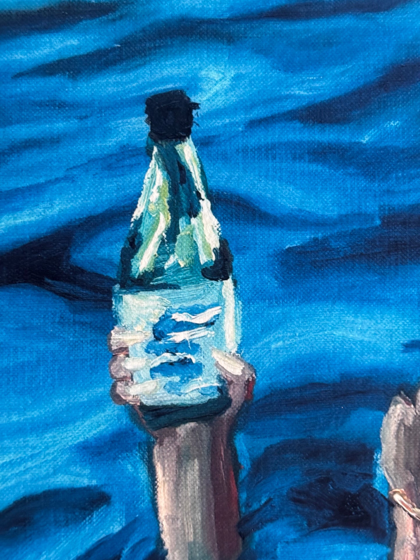 Champagne Seas Print