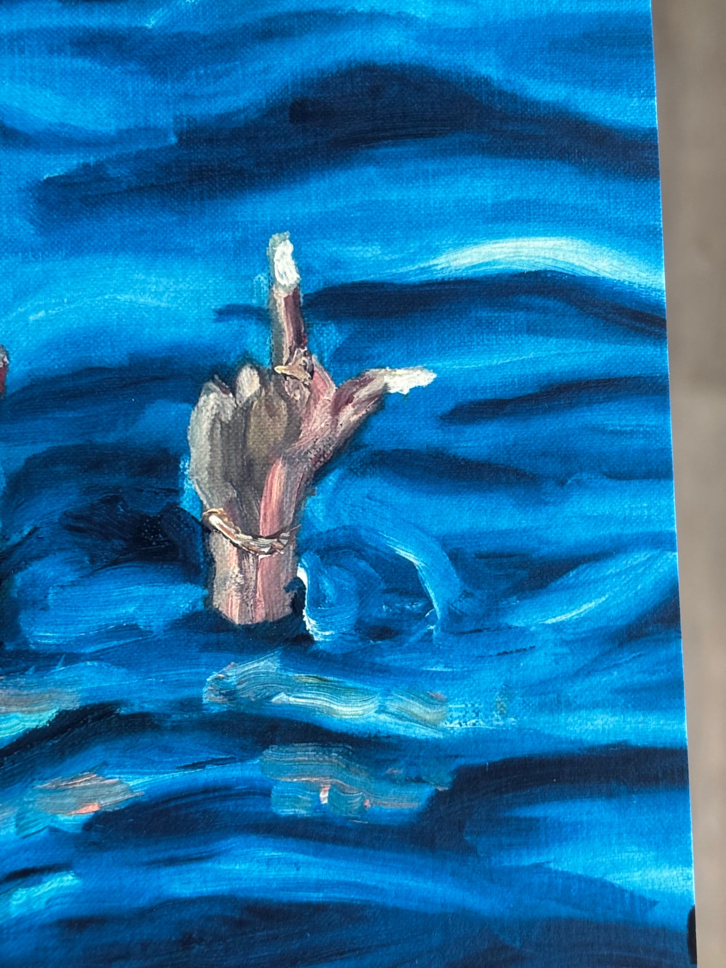 Champagne Seas Print