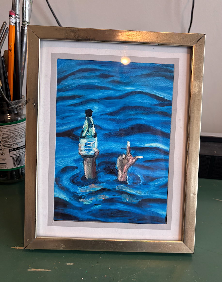 Champagne Seas Print
