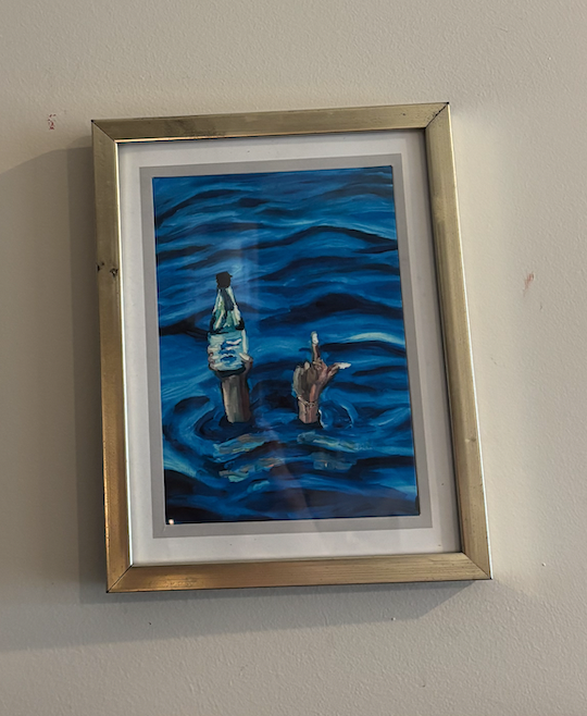 Champagne Seas Print